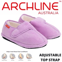 ARCHLINE Orthotic Plus Slippers Closed Scuffs Pain Relief Moccasins - Lilac - EU 39 thumbnail