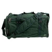 44L Travel Foldable Duffel Bag Gym Sports Luggage Travel Foldaway D-Zip Top School Bags - Bottle Green thumbnail
