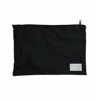 Leuts Twin Zip Jumbo Pencil Case Travel Bag Pouch Storage School Office Pen - Black thumbnail