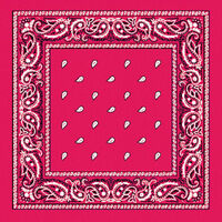 BANDANA Paisley 100% COTTON Head Wrap Durag Bandanna Summer Biker Scarf Mask - Hot Pink thumbnail