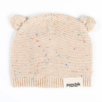 Ponchik Babies + Kids Bear Knitted Beanie Hat - Carmel - 3-12 Months thumbnail