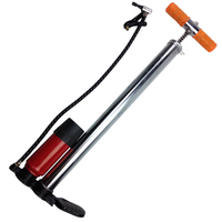 HAND TYRE PUMP With Booster & KPA Gauge Psi Bike Air Inflator Bicycle Tire thumbnail