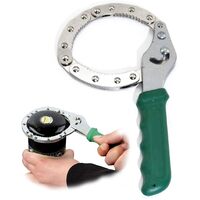 Adjustable Oil Filter Wrench Universal Handcuff Style Remover Tool Spanner Non-Slip thumbnail