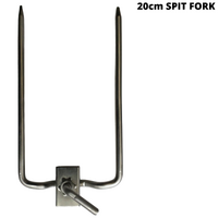 Premium Stainless Steel Chicken Fork BBQ Barbecue Spit Rotisserie Prong Spike thumbnail