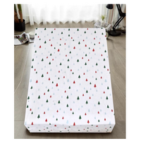 Queen Luxury 100% Cotton Flannelette Fitted Bed Sheet Authentic Flannel - White thumbnail
