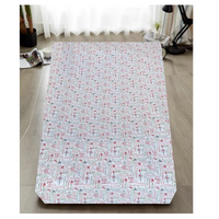 Queen Luxury 100% Cotton Flannelette Fitted Bed Sheet Xmas Flannel - Christmas thumbnail