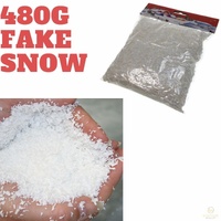 480g FAKE SNOW Christmas White Xmas Frozen Party Confetti Snowflakes BULK thumbnail