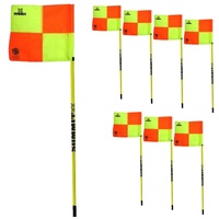 Soccer Corner Flag 150cm x 2.5cm FFA Approved Football  - Pack of 8 w Removable Spike thumbnail