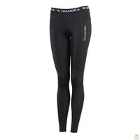 DIADORA Ladies Compression Sports Full Length Tights Gym Yoga - Black - 10 thumbnail