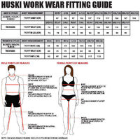 HUSKI Mens Quilted Combat Bomber Waterproof Jacket Windproof Workwear Coat - Navy - XXL thumbnail