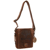 Jack's Inn Blackthorne Brown Crazy Horse Leather Crossbody Bag in Cognac thumbnail