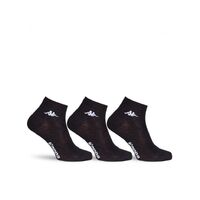 Kappa Mens Ankle Socks - Black - 1 Pack of 3 - EU 39-41 thumbnail