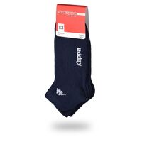Kappa Mens Ankle Socks - Navy - 1 Pack of 3 - EU 42-44 thumbnail