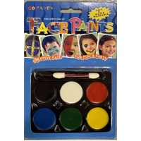 FACE PAINT Costume Party Non-Toxic Palette Clown Dress Up Make Up Halloween thumbnail