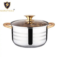 Kaisa Villa 5.8 Litre Casserole Pot Stainless Steel Induction Cooking Stock Stew thumbnail