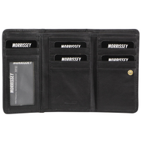 Morrissey Womens Card Holder Leather Wallet Coin Clutch Purse Organizer Cute Girl Ladies - Navy thumbnail