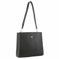 Morrissey Womens Italian Structured Leather Cross Body Bag Handbag Ladies - Black thumbnail