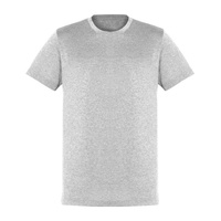 Plain T-Shirt 100% COTTON Basic Blank Tee Mens Ladies Casual BULK Adults - Grey Marle - XL thumbnail