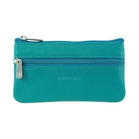Pierre Cardin Ladies Womens Genuine Leather RFID Coin Purse Wallet - Turquoise thumbnail