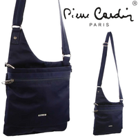 Pierre Cardin RFID Cross Body Bag Travel Anti-Theft Slash Proof Sling - Navy thumbnail