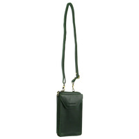 Pierre Cardin Ladies Leather Cross Body Bag/Wallet Bag/Clutch Wallet - Emerald thumbnail