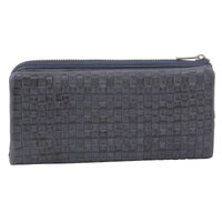 Pierre Cardin Womens Soft Rustic Leather Wallet Coin RFID Purse - Teal thumbnail