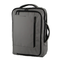 Pierre Cardin Backpack 15" Laptop Bag Briefcase Built-in USB Port Travel - Grey thumbnail