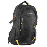 Pierre Cardin Mens Nylon Adventure Travel & Sport Large Backpack Bag in Grey/Black thumbnail