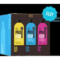 6x PRO H20 Sparkling 20g Protein Hydration Drink Zero Sugar Hydrate Mix Pack thumbnail