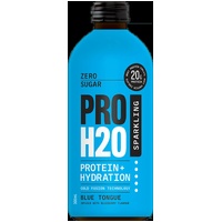 PRO H20 Sparkling 20g Protein Hydration Drink Zero Sugar Hydrate - Blue Tongue thumbnail