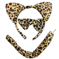 3 Piece Set Animal Costume Dress Up Party Bow Tie Tail Ears Book Week Cosplay thumbnail