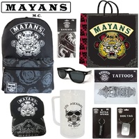 Mayans Boys Showbag w/ Backpack Tattoos Dog Tag Sunglasses Stein Mug Bandanna thumbnail
