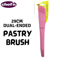 Chef'n Silicone Pastry Brush Butter Dual Ended Kitchen Bakeware - Pink thumbnail