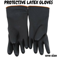 Latex Gloves Rubber PPE Industrial Anti Chemical Acid Heavy Duty thumbnail