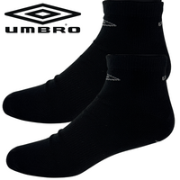 Umbro Mens Trainer Ankle Socks - Black - 1 Pack of 3 Pairs - EU 39-42 thumbnail