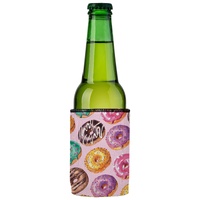 Donuts Go Nuts Stubby Cooler - Standard thumbnail