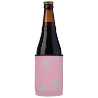 Palm Trees Aqua Pink Stubby Cooler 2-Pack - Standard thumbnail