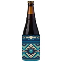 Blue Navajo Rug Stubby Cooler 2-Pack - Standard thumbnail