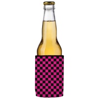 Pink Checkerboard Stubby Cooler 2-Pack - Standard thumbnail