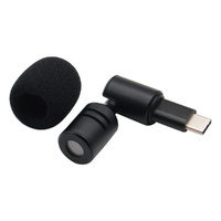 HRIDZ Portable Mini Microphone 3.5mm Stereo Type-C Flexural Bendable Mic - 3-pole thumbnail