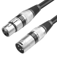 3m Hridz XLR Cable Male To Female Audio Output and Input Apply To KTV Microphone thumbnail