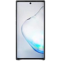 Samsung Galaxy Note 10 Leather Cover Case - Black thumbnail