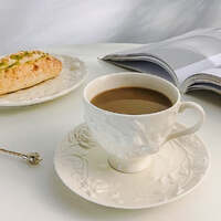 Faubourg Rose Embossed Cup and Saucer - 250ml thumbnail