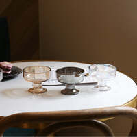 Authur Dessert Glass Bowl - 200ml brown thumbnail