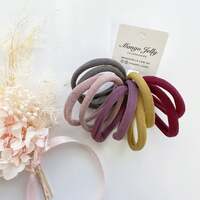 MANGO JELLY Metal Free Hair ties (4.5cm) - Blush Mixed 10P - Three Pack thumbnail