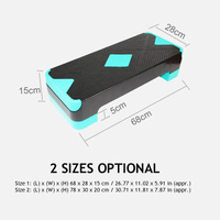 NNEOBA 150KG Fitness Aerobic Step Adjustable Non-slip Cardio thumbnail