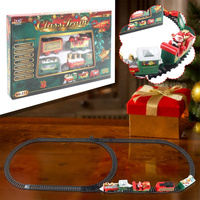 Realistic Christmas Electric Train Set thumbnail
