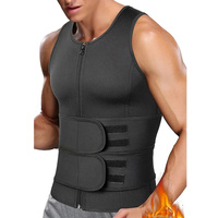 NNEOBA Body Shaper Waist Trainer Sauna Vest XXL Double Belt thumbnail