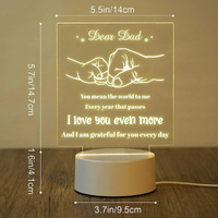 NNEOBA Dad Night Lamp - Perfect Gift for Father's Day thumbnail