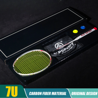 NNEOBA Badminton Racket T800 Carbon Fiber 72g thumbnail